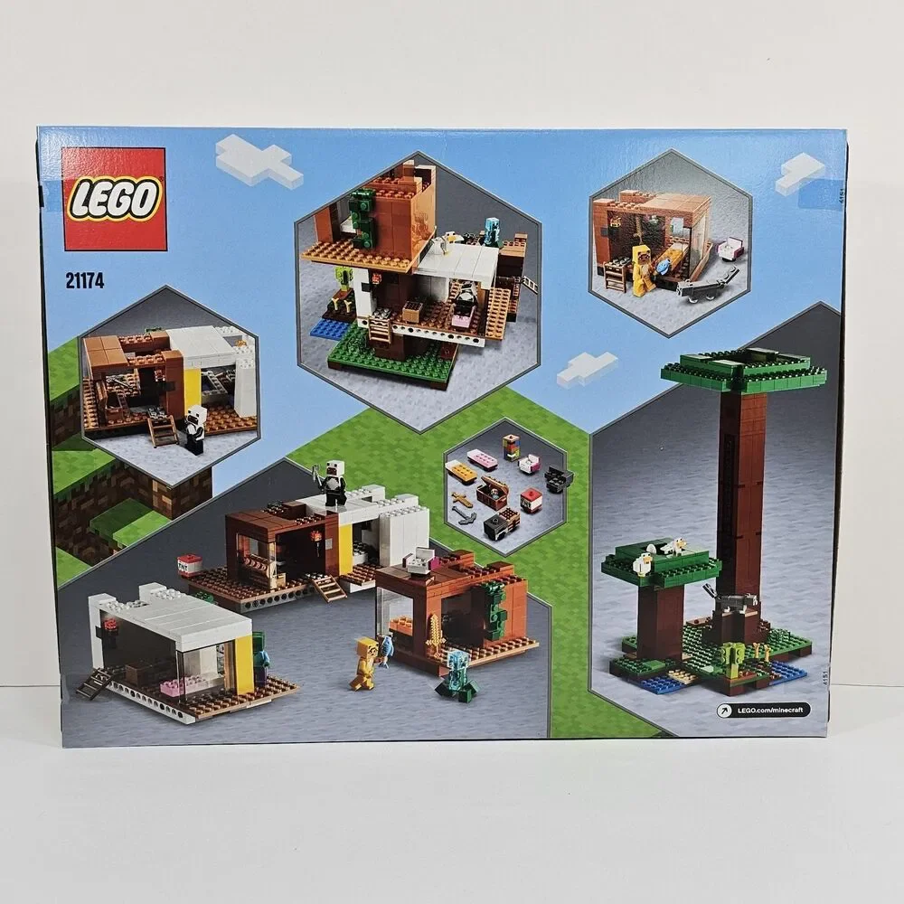LEGO 21174 Minecraft The Modern Treehouse Building Set, 909 Pieces, New, Retired - Picture 2 of 8